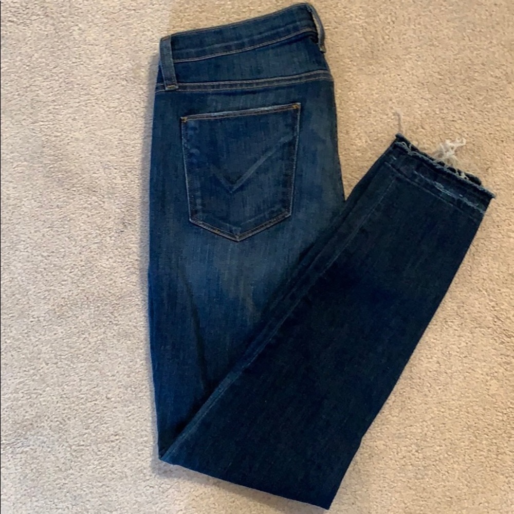 Hudson Nico midrise crop skinny w/ rel hem 28